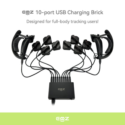 EOZ 10-port USB Charging  Brick - US UK EU Plug