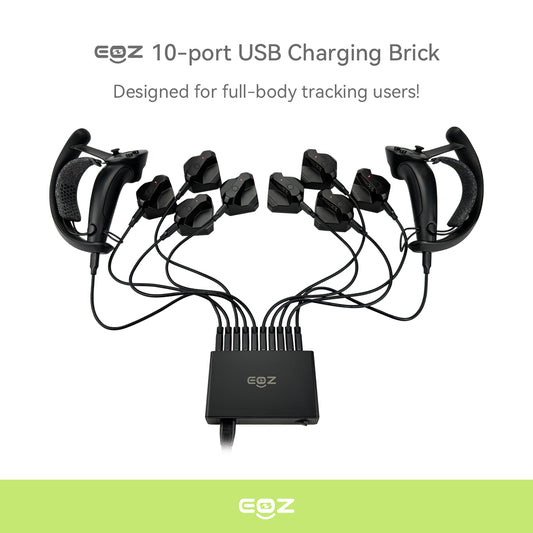 EOZ 10-port USB Charging  Brick - US UK EU Plug