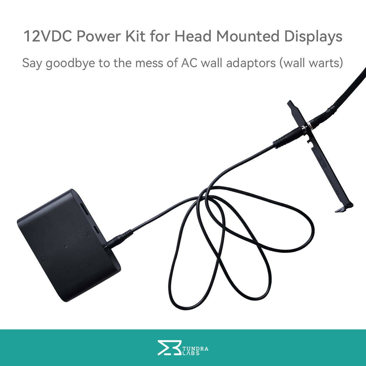 8. 12VDC Power Kit for Head  Mounted Displays